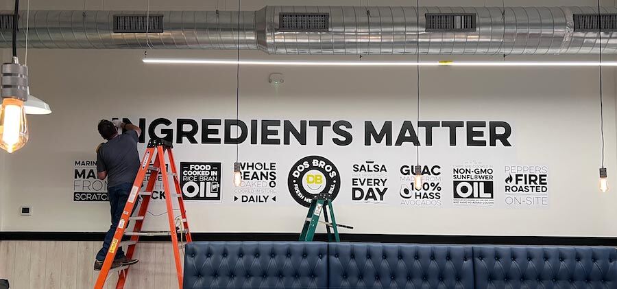 Wall mural Murfreesboro TN custom wall graphics large format printing business branding