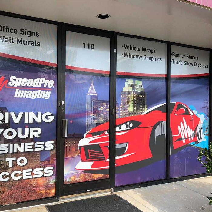 Perforated Window Decals